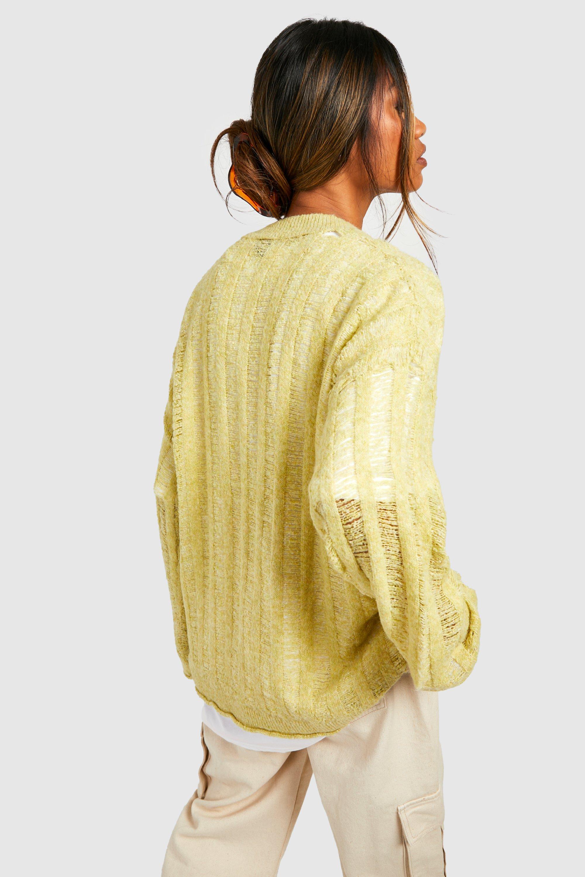 Boohoo yellow outlet jumper